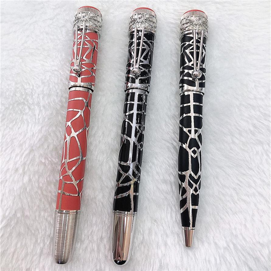 YAMALANG Inheritance Series Brand Roller ball Pens Luxurys Spider Web Red Black Ballpoint pen Writing Stationery Business260c, As the picture shows
YAMALANG Inheritance Series Brand Roller ball Pens Luxurys Spider Web Red Black Ballpoint pen Writing Stationery Business260c, As the picture shows