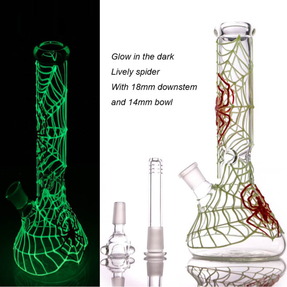 Glow in the Dark Bongs Hookahs Luminous Glass Beaker Bong Spider Water Pipe Dab Rig Glowing OilRigs
Glow in the Dark Bongs Hookahs Luminous Glass Beaker Bong Spider Water Pipe Dab Rig Glowing OilRigs