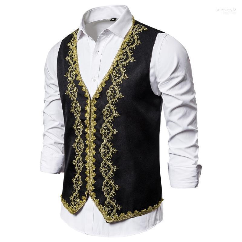 Men' Vests Punk Vest Slim Fit Business Wedding Waistcoat Sleeveless Tank Homme Costume1 Stra22, Black
Men' Vests Punk Vest Slim Fit Business Wedding Waistcoat Sleeveless Tank Homme Costume1 Stra22, Black