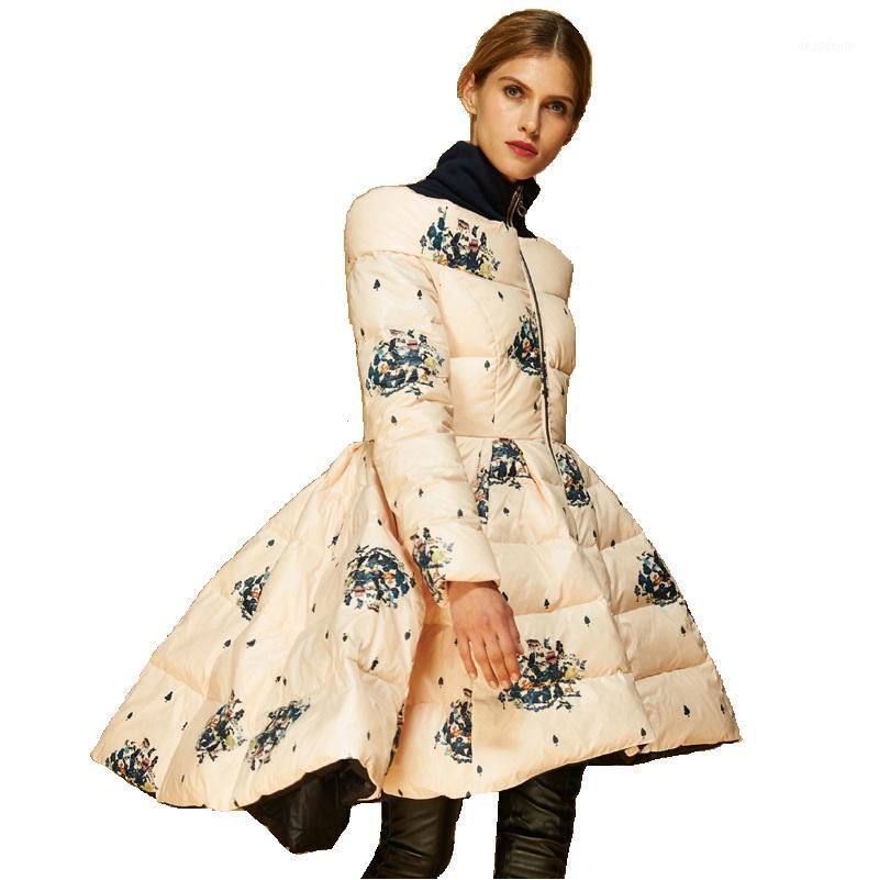 High Quality Italy Fashion Designer 2022 Luxury Coat Women Winter Genuine Duck Down Parka Jacket Asymmetric Printed Skirt, As pic
High Quality Italy Fashion Designer 2022 Luxury Coat Women Winter Genuine Duck Down Parka Jacket Asymmetric Printed Skirt, As pic