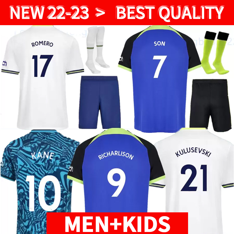 23 KANE SON KULUSEVSKI PERISIC Soccer Jerseys HOJBJERG colorful RICHARLISON 2022 2023 LUCAS DELE SPENCE LENGLET Football kit shirt BRYAN player Men kids set Short, 2223 away
23 KANE SON KULUSEVSKI PERISIC Soccer Jerseys HOJBJERG colorful RICHARLISON 2022 2023 LUCAS DELE SPENCE LENGLET Football kit shirt BRYAN player Men kids set Short, 2223 away