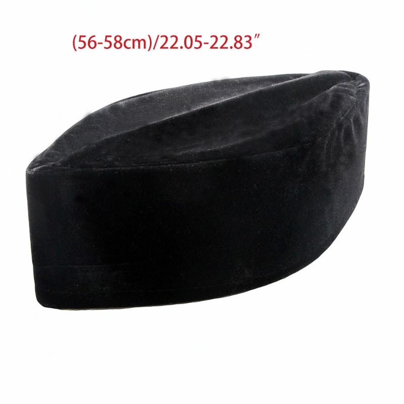 Berets Muslim Men Velvet Black Kufi Hat Islamic Turkish Takke Prayer Cap Bonnet Turban D0LFBerets
Berets Muslim Men Velvet Black Kufi Hat Islamic Turkish Takke Prayer Cap Bonnet Turban D0LFBerets