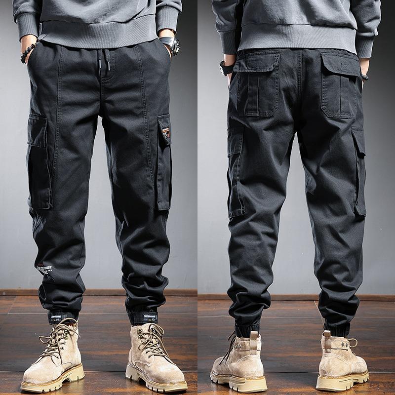 Men' Pants Black Baggy Cargo Men Streetwear Joggers Military Tactical Trousers Cotton Casual Drawstring Jogging Male Big Size Clothes
Men' Pants Black Baggy Cargo Men Streetwear Joggers Military Tactical Trousers Cotton Casual Drawstring Jogging Male Big Size Clothes