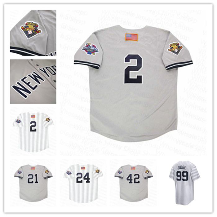 Custom New NY York 2001 Retro WS Baseball Jerseys Derek Jeter Mariano Rivera Tino Martinez Bernie Williams Andy Pettitte Roger Clemens Jorge Posada Stitched Grey, Man nk coolbase navy
Custom New NY York 2001 Retro WS Baseball Jerseys Derek Jeter Mariano Rivera Tino Martinez Bernie Williams Andy Pettitte Roger Clemens Jorge Posada Stitched Grey, Man nk coolbase navy