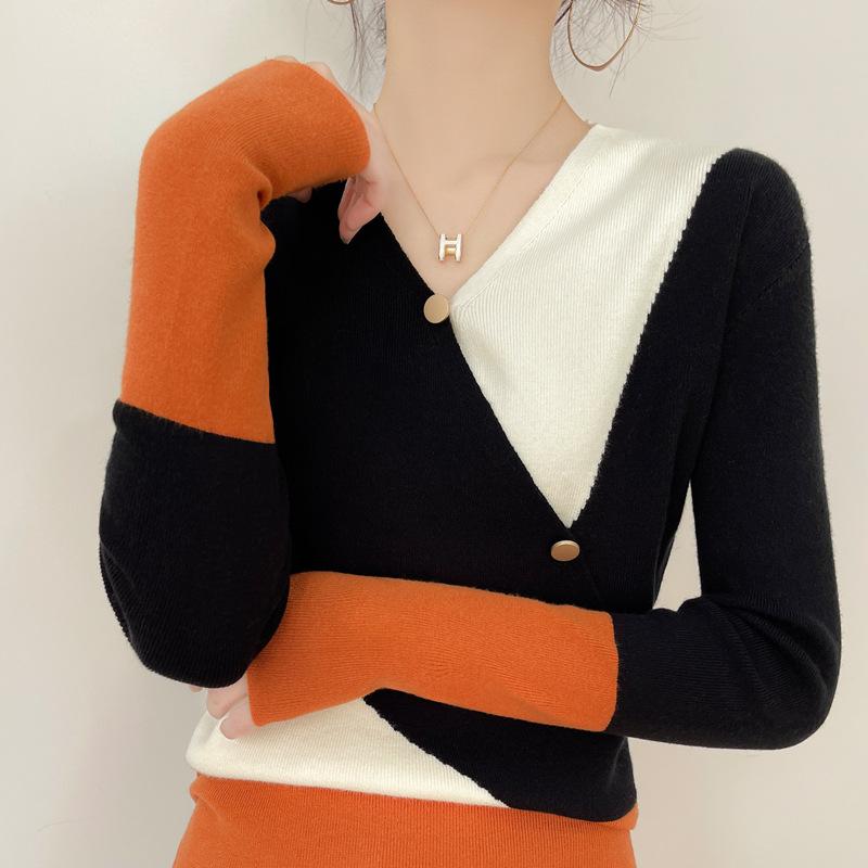 Women' Sweaters Women' Cashmere Colorblock Casual Pullovers Knitwear Fashion SweatersWomen, Black
Women' Sweaters Women' Cashmere Colorblock Casual Pullovers Knitwear Fashion SweatersWomen, Black