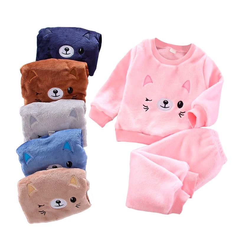 Clothing Sets 2pcs Baby Clothes Flannel Pajamas Set Autumn And Winter Warm Children's Home Service Boys Girls Cartoon Cute, Blue
Clothing Sets 2pcs Baby Clothes Flannel Pajamas Set Autumn And Winter Warm Children's Home Service Boys Girls Cartoon Cute, Blue