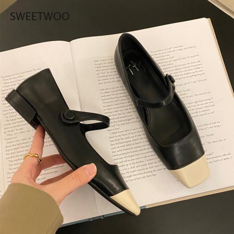 Dress Shoes Women Retro Mary Jane Low Heels Leather Pumps Buckle Strap Color Patchwork Casual ShoesDress, Beige
Dress Shoes Women Retro Mary Jane Low Heels Leather Pumps Buckle Strap Color Patchwork Casual ShoesDress, Beige