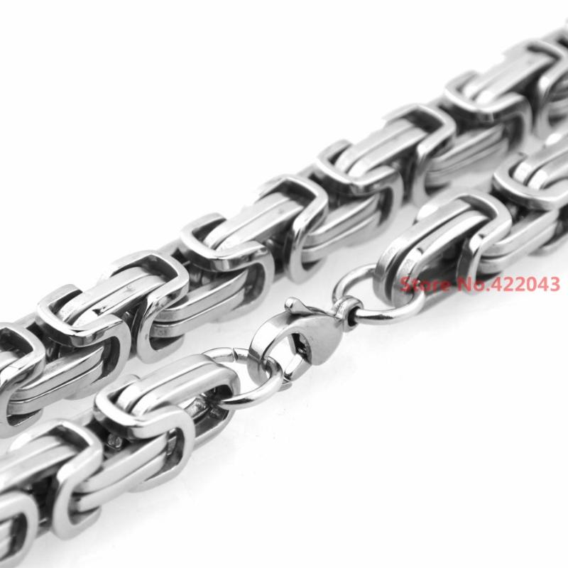 Chains Charming Modal Casual Men 4/5/8mm Byzantine Stainless Steel Braided Chain Necklaces Silver Color Mens Jewelry 7-40"Chains
Chains Charming Modal Casual Men 4/5/8mm Byzantine Stainless Steel Braided Chain Necklaces Silver Color Mens Jewelry 7-40"Chains