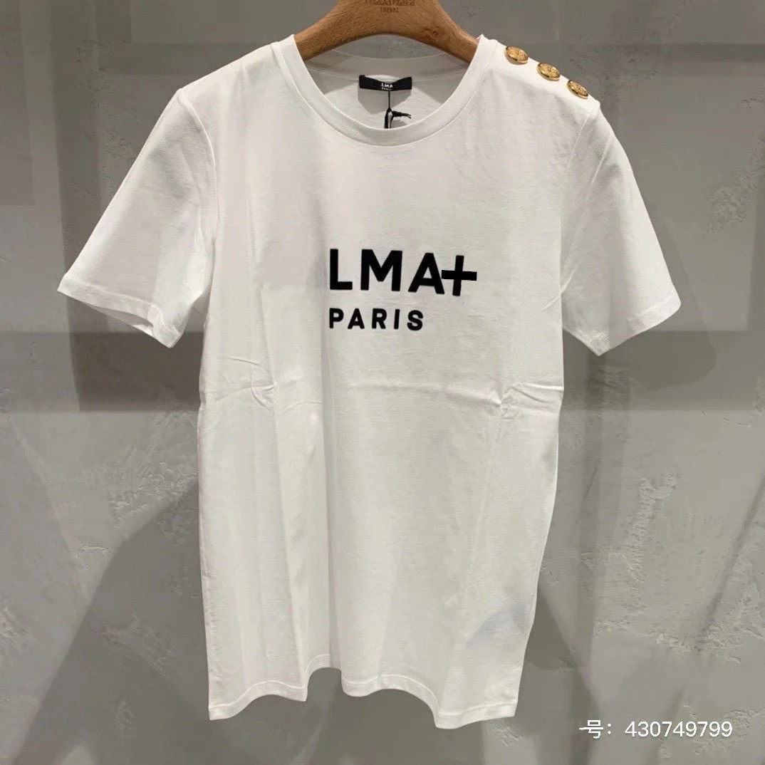 2022 Luxury designer T Shirt Men Women Tee Shirt Short Sleeve Woman T-Shirts Gold Button Harajuku Tops Cotton Summer Clothes Fashion, A16 high quality
2022 Luxury designer T Shirt Men Women Tee Shirt Short Sleeve Woman T-Shirts Gold Button Harajuku Tops Cotton Summer Clothes Fashion, A16 high quality
