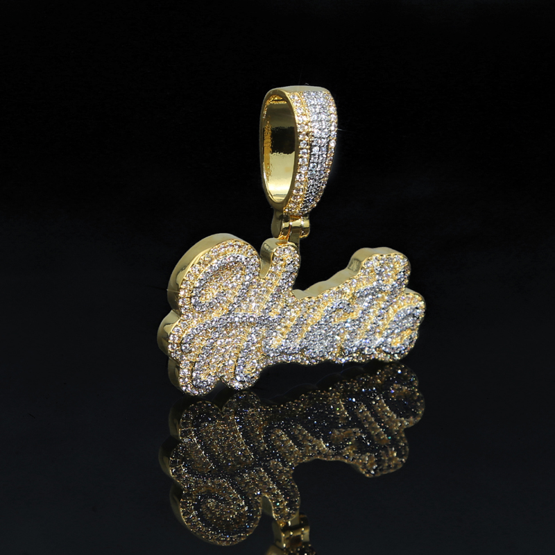 Fashion Men Women Hip Hop Hustle Letter Pendant Necklace Iced Out Bling 5A CZ Cubic Zirconia Necklace Punk Rapper Jewelry
Fashion Men Women Hip Hop Hustle Letter Pendant Necklace Iced Out Bling 5A CZ Cubic Zirconia Necklace Punk Rapper Jewelry