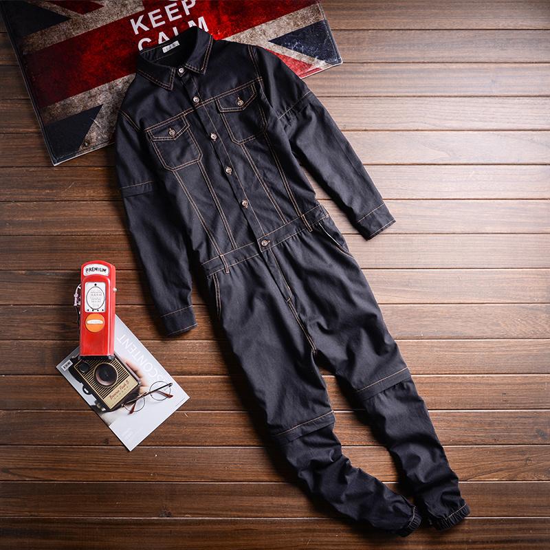 Men' Jeans Spring Fashion Personality One-piece Suit Dress Male Detachable Casual Jacket Overall Men And Women Homme JumpsuitMen, Black
Men' Jeans Spring Fashion Personality One-piece Suit Dress Male Detachable Casual Jacket Overall Men And Women Homme JumpsuitMen, Black