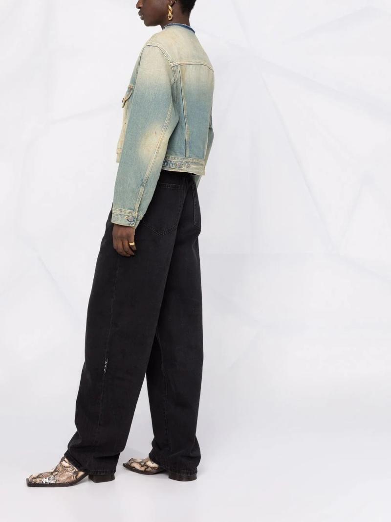 Women' Jackets 127652 Fashion Classic Trendy Luxury Designer Clother Gradient Blue Characteristic Single Breasted Short Denim JacketWomen 
Women' Jackets 127652 Fashion Classic Trendy Luxury Designer Clother Gradient Blue Characteristic Single Breasted Short Denim JacketWomen