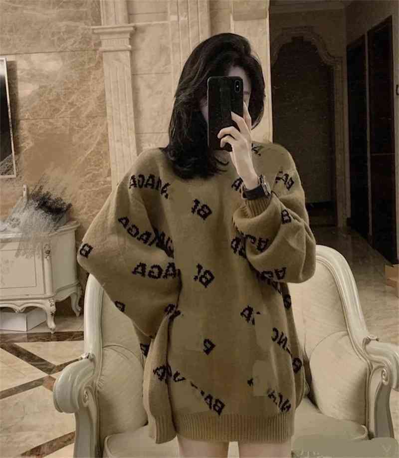 designer Men' Sweaters Balencaiga'sss Designers Sweater 21 Winter New Letter Loose Medium Long Wool Casual Round Neck Women 0omf, Yellow
designer Men' Sweaters Balencaiga'sss Designers Sweater 21 Winter New Letter Loose Medium Long Wool Casual Round Neck Women 0omf, Yellow