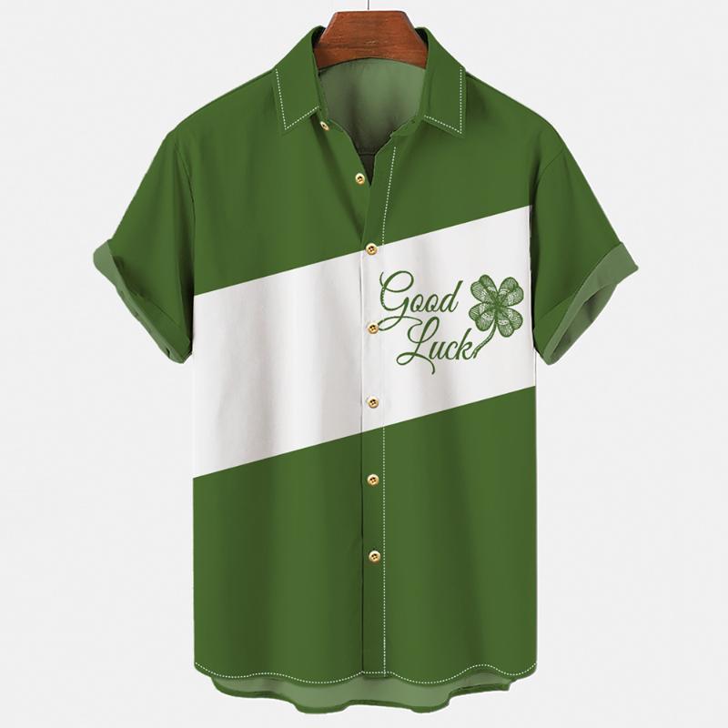 Men's Casual Shirts 2022 Clover Shirt Lightweight And Breathable Hawaiian Men Tops Beach Short Summer Lapel Mens Clothing, Fd50206
Men's Casual Shirts 2022 Clover Shirt Lightweight And Breathable Hawaiian Men Tops Beach Short Summer Lapel Mens Clothing, Fd50206