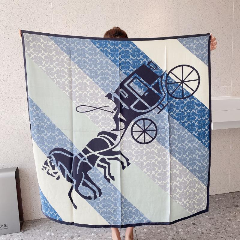 Scarves 100% Twill Silk Scarf Unisex Man Women Fashion Horse Carriage Shawl Stole Hijab Big Kerchief Bandana 105 105cmScarves
Scarves 100% Twill Silk Scarf Unisex Man Women Fashion Horse Carriage Shawl Stole Hijab Big Kerchief Bandana 105 105cmScarves