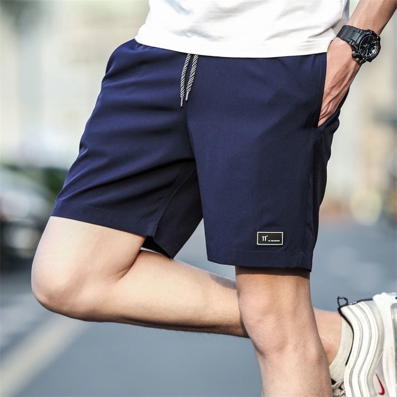Men Drawstring Short Pant Casual QuickDrying Printed Swim Surfing Beachwear Shorts Mens Clothing D220611
