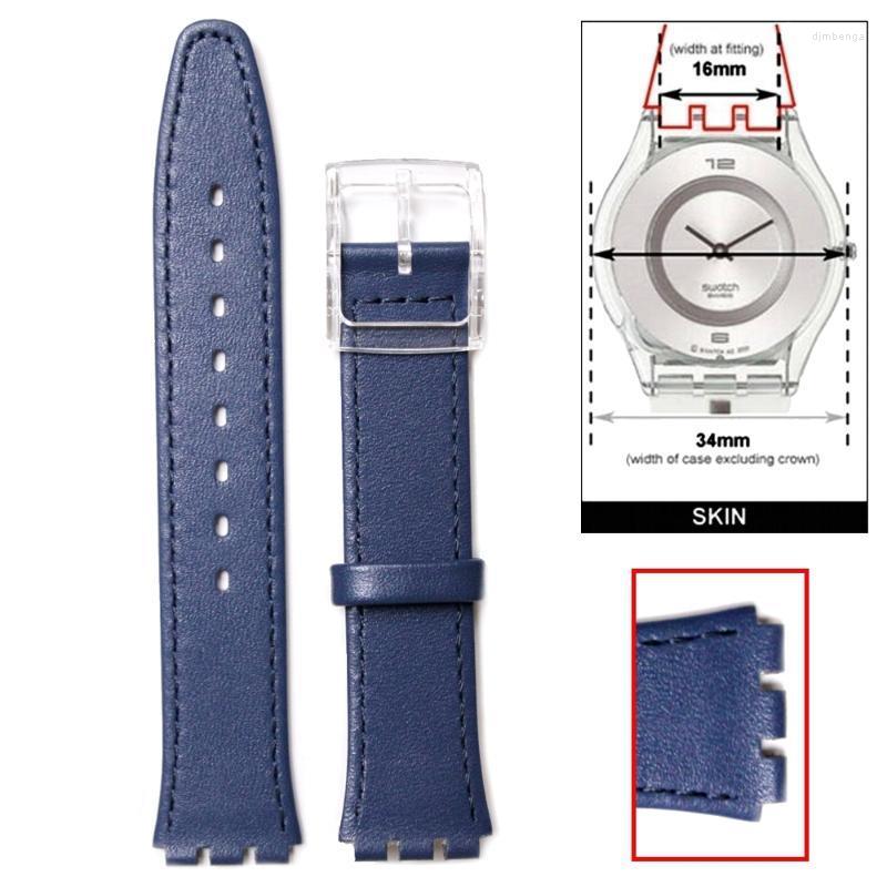 Watch Bands 16mm Genuine Leather Replacement Blue Band Fits S W A T C H Skin WB1068G16GB Red White Brown
Watch Bands 16mm Genuine Leather Replacement Blue Band Fits S W A T C H Skin WB1068G16GB Red White Brown