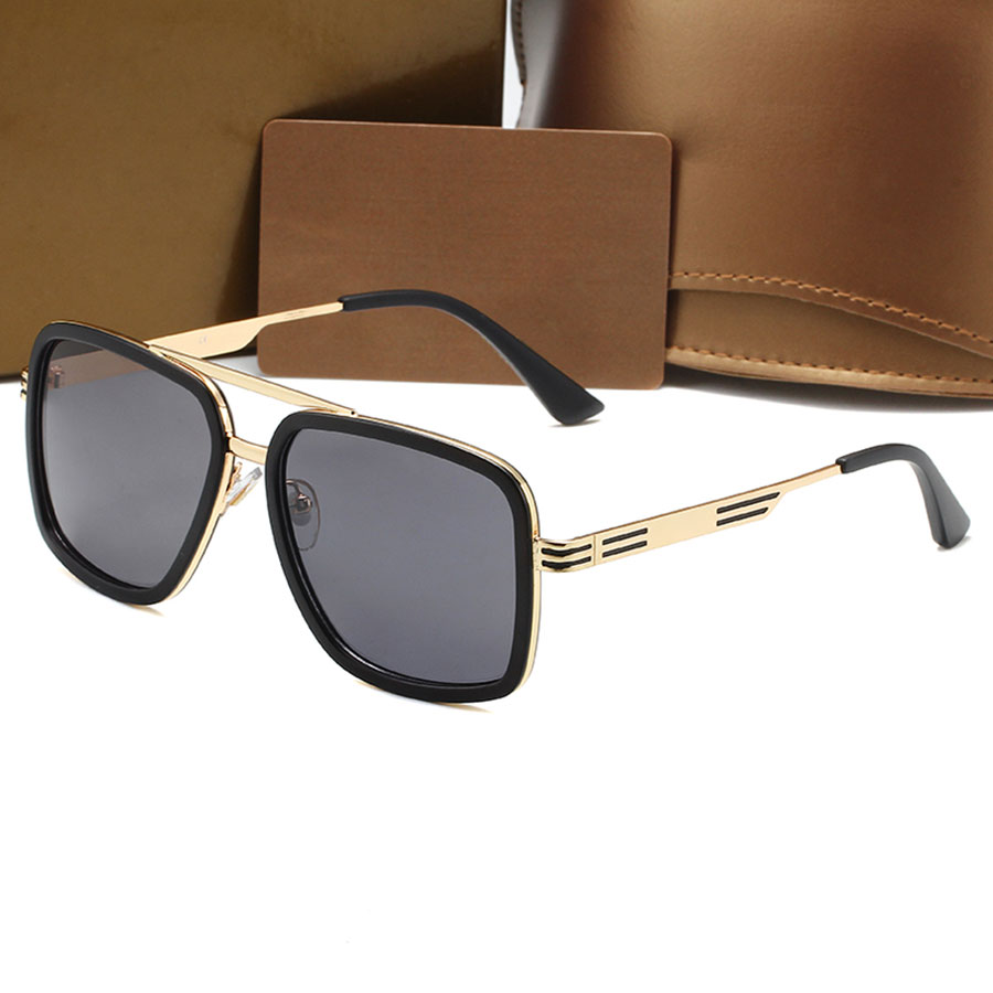 Fashion Sunglasses for Man Woman Designer Glasses Sun Glasses Trendy Retro Metal Frame Eyeglasses 4 Color Optional