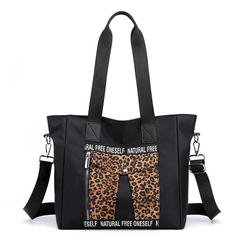 Evening Bags Letter Leopard Women Totes Nylon Girls Shoulder HandBags Reusable Travel Outdoor For Quality Ladies Tote, Black
Evening Bags Letter Leopard Women Totes Nylon Girls Shoulder HandBags Reusable Travel Outdoor For Quality Ladies Tote, Black
