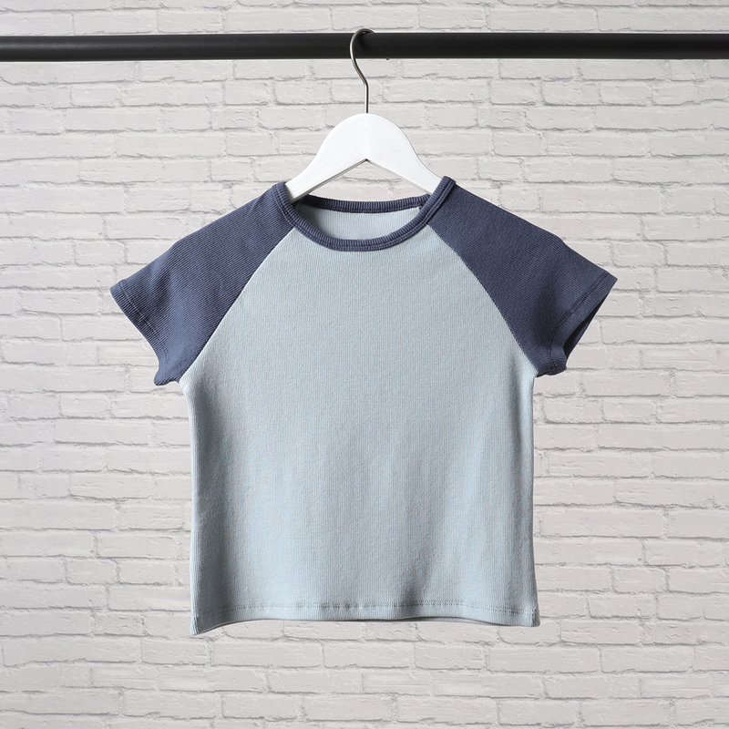 Fashion Patchwork Crop Top Women Summer Streetwear Short Sleeve Sexy Slim Tshirt Tops Woman Simple Casual Cotton T Shirt 220328