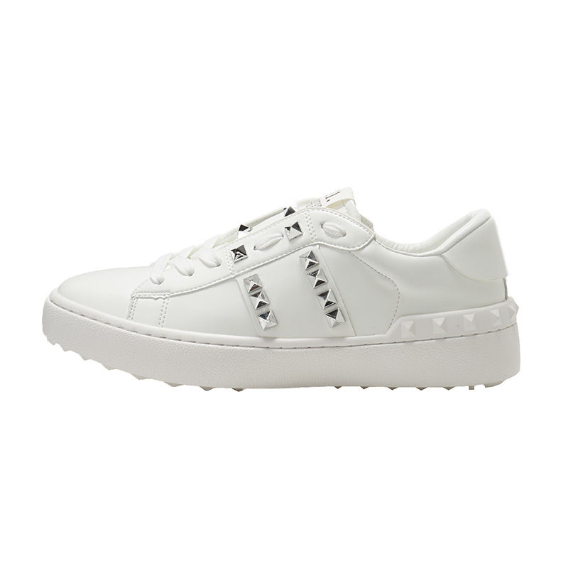 2022 Women Men Luxurys Casual Running Shoes New White Rockstud Sneakers Breathable Lace-Up Sneakers Fashion Designer Untitled Boy Girl Flat Trainers Size 34-44, Color 6
2022 Women Men Luxurys Casual Running Shoes New White Rockstud Sneakers Breathable Lace-Up Sneakers Fashion Designer Untitled Boy Girl Flat Trainers Size 34-44, Color 6