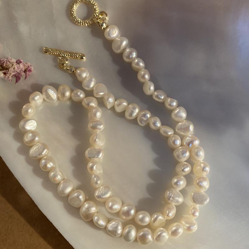 Chokers French Vintage Baroque Shaped Freshwater Pearl Clavicle NecklaceChokers
Chokers French Vintage Baroque Shaped Freshwater Pearl Clavicle NecklaceChokers