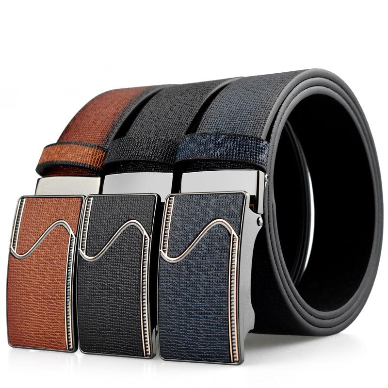 Belts Anpudusen Exclusive Men Leather Belt Automatic Buckle Adjustable Genuine Black Cow For 3.5cm WidthBelts
Belts Anpudusen Exclusive Men Leather Belt Automatic Buckle Adjustable Genuine Black Cow For 3.5cm WidthBelts