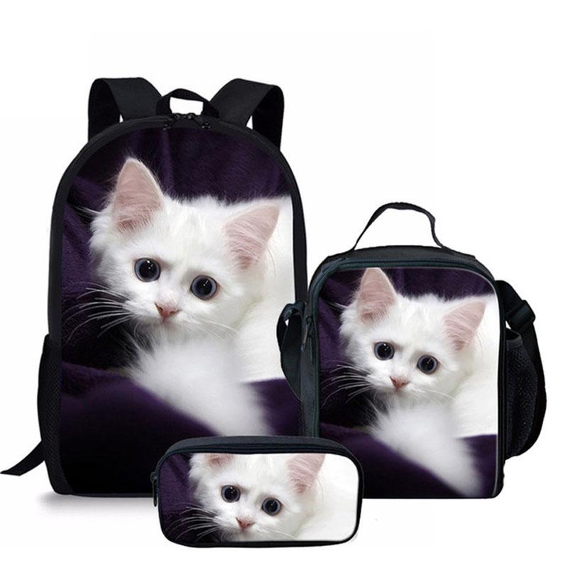 School Bags Design Boys Girls Cute 3pcs / Set Kitten Schoolbag Orthopedic Backpack Pupils Children, Zbh708k
School Bags Design Boys Girls Cute 3pcs / Set Kitten Schoolbag Orthopedic Backpack Pupils Children, Zbh708k