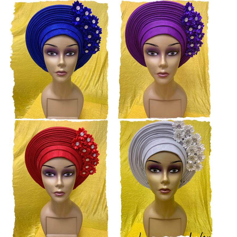 Ethnic Clothing High Quality Hand-made African Aabric ASO OKE Nigerian Gele Headtie With Stones Turban Femme Head Wrap Women For Party1 Set
Ethnic Clothing High Quality Hand-made African Aabric ASO OKE Nigerian Gele Headtie With Stones Turban Femme Head Wrap Women For Party1 Set
