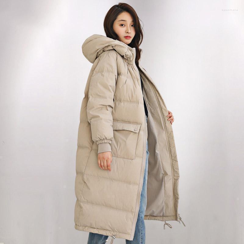 Women' Down & Parkas Loose Fit Long Coat Women Hooded Thickening Warm White Outerwear 2022 Autumn Winter1 Kare22, Black
Women' Down & Parkas Loose Fit Long Coat Women Hooded Thickening Warm White Outerwear 2022 Autumn Winter1 Kare22, Black