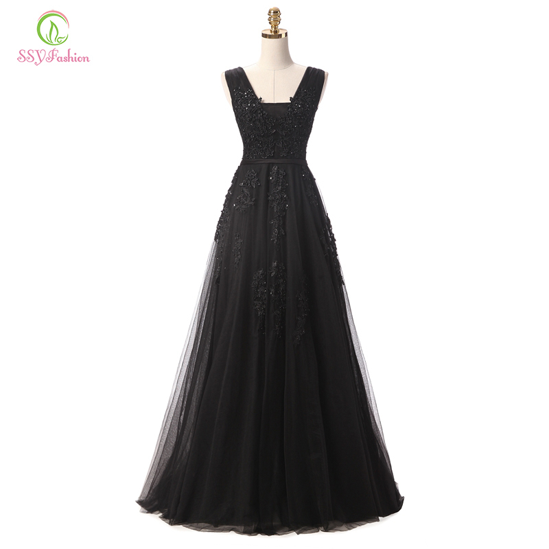 SSYFashion Sell Sweet Light Blue Lace V-neck Lacing Long Evening Dress The Bride Party Sexy Backless Prom Dresses Custom 220510