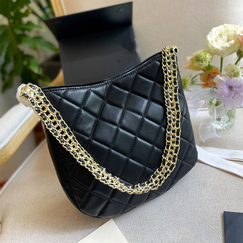 2022 Classic Luxury Bags Fashion Women Chain Leather Quilted Shoulder Handbag Underarm Hobo Black Vintage Bucket Bag Womens Crossbody Purses Handbags Bag wallet
2022 Classic Luxury Bags Fashion Women Chain Leather Quilted Shoulder Handbag Underarm Hobo Black Vintage Bucket Bag Womens Crossbody Purses Handbags Bag wallet