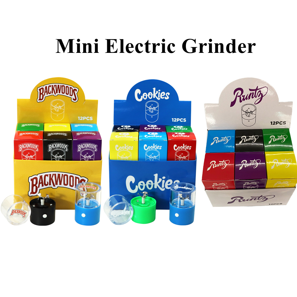 Runtz Backwoods Mini Electric Grinder with battery E Cigarette Smoking Accessories USB Rechargeable 50mm Electronic Toabcco Smasher Vape Dry Herb Crusher
Runtz Backwoods Mini Electric Grinder with battery E Cigarette Smoking Accessories USB Rechargeable 50mm Electronic Toabcco Smasher Vape Dry Herb Crusher