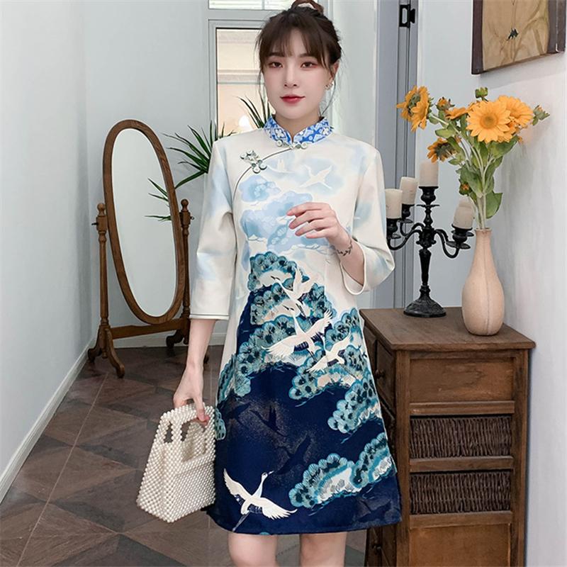 Ethnic Clothing Plus Size 3XL 4XL Fashion Elegant Modern Cheongsam Dress For Women Party Casual Summer Qipao Traditional Chinese ClothingEth
Ethnic Clothing Plus Size 3XL 4XL Fashion Elegant Modern Cheongsam Dress For Women Party Casual Summer Qipao Traditional Chinese ClothingEth