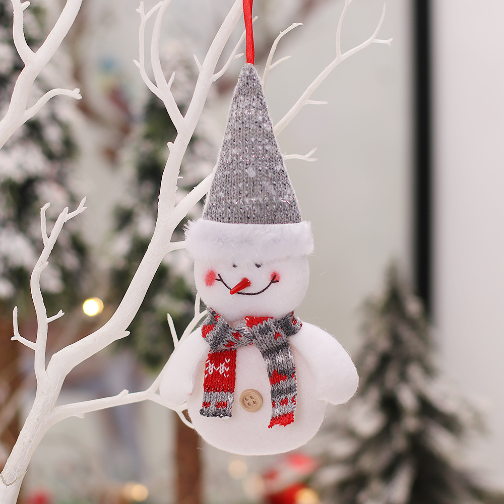 Christmas Decorations Cartoon Figures Pendant Accessories Scene Ornaments Props Kindergarten Gifts