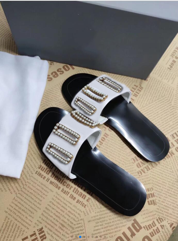 2022 Ladies Luxury Flat Anti-Slip Flat Slippers Italian Top Design Pearlescent Fabric, 14
2022 Ladies Luxury Flat Anti-Slip Flat Slippers Italian Top Design Pearlescent Fabric, 14