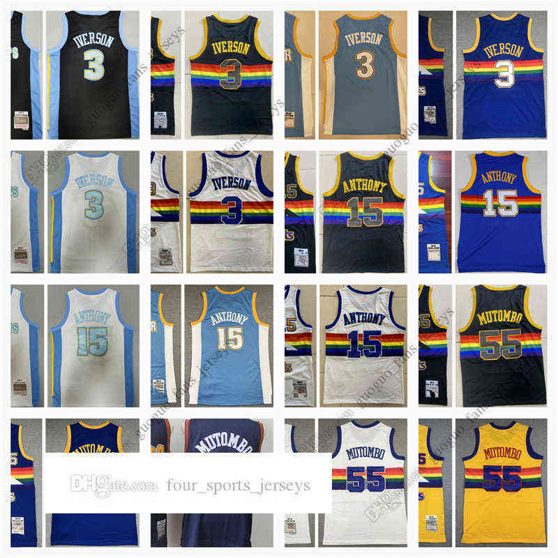 Retro Mitchell and Ness Basketball Jerseys Iverson 3 Allen Anthony 15 Carmelo Mutombo 55 Dikembe Top Quality City, Picture
Retro Mitchell and Ness Basketball Jerseys Iverson 3 Allen Anthony 15 Carmelo Mutombo 55 Dikembe Top Quality City, Picture