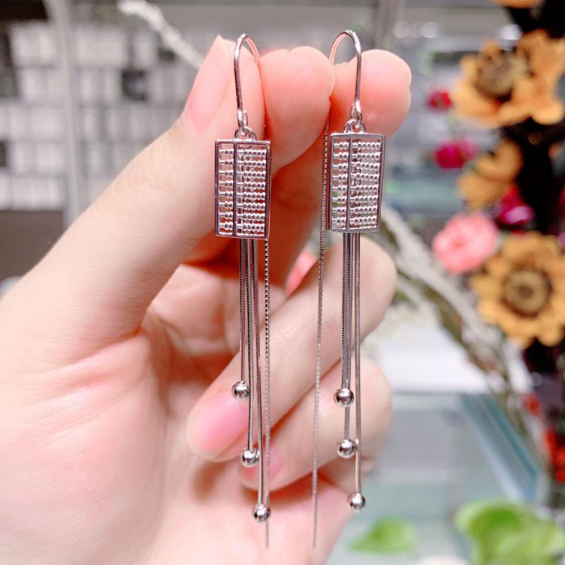 Dangle & Chandelier 1Pair S925 Sterling Silver Wishful Thinking Ear Line Niche Chinese Style Fashion Earrings Tassel Round Bead EarringsDang
Dangle & Chandelier 1Pair S925 Sterling Silver Wishful Thinking Ear Line Niche Chinese Style Fashion Earrings Tassel Round Bead EarringsDang