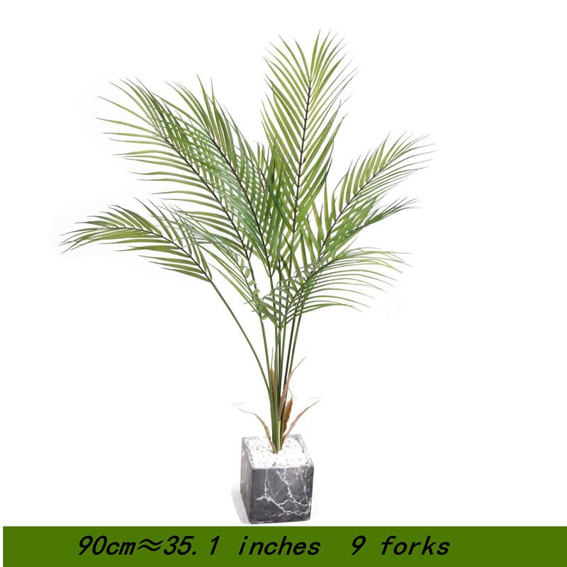Decorative Flowers & Wreaths 80/90CM Artificial Palm Leav Loose Leaf Bamboo Home Decoration Accessories Plastic Fake Green Plants Wedding Ho, 80cm 5 fork
Decorative Flowers & Wreaths 80/90CM Artificial Palm Leav Loose Leaf Bamboo Home Decoration Accessories Plastic Fake Green Plants Wedding Ho, 80cm 5 fork