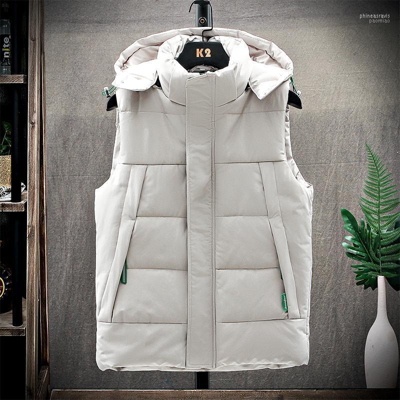 Vest Men's Autumn And Winter Korean Vers Trend Hooded Jacket Thickened Sleeveless Casual Shoulder Versatile Cotton Coat Vests Phin22, Beige
Vest Men's Autumn And Winter Korean Vers Trend Hooded Jacket Thickened Sleeveless Casual Shoulder Versatile Cotton Coat Vests Phin22, Beige