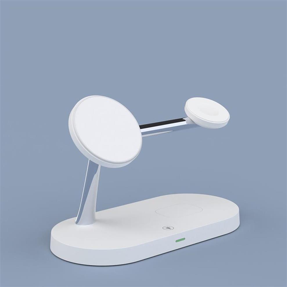 Epacket 5 In 1 Magnetic Wireless charger Stand 15W Fast Charging Dock Station For Watch Chargers Stand3149216E2555