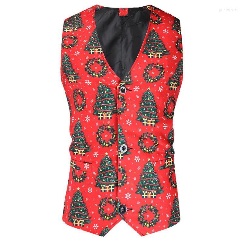 Men's Vests Christmas Vest Men 2022 Brand Striped Santa Claus Printed Single-breasted Mens Suit Jacket V-neck Slim Fit Chaleco Hombre Guin22, Red
Men's Vests Christmas Vest Men 2022 Brand Striped Santa Claus Printed Single-breasted Mens Suit Jacket V-neck Slim Fit Chaleco Hombre Guin22, Red