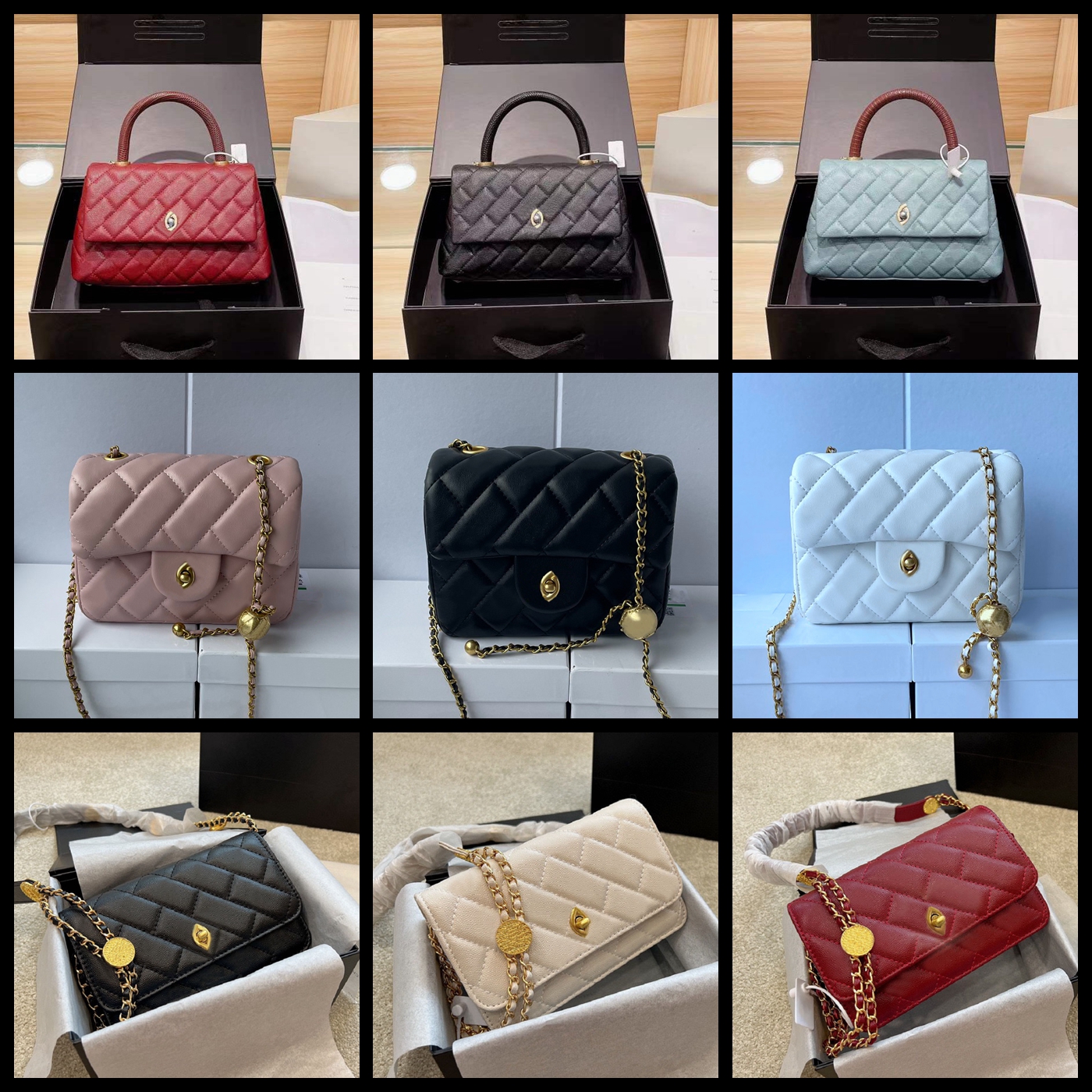 5A Designer Bag Luxury Purse Paris Brand Shoulder Bags Leather Handbag Woman Crossbody Messager Cosmetic Purses Wallet by shoebrand CH 01, #50 box
5A Designer Bag Luxury Purse Paris Brand Shoulder Bags Leather Handbag Woman Crossbody Messager Cosmetic Purses Wallet by shoebrand CH 01, #50 box