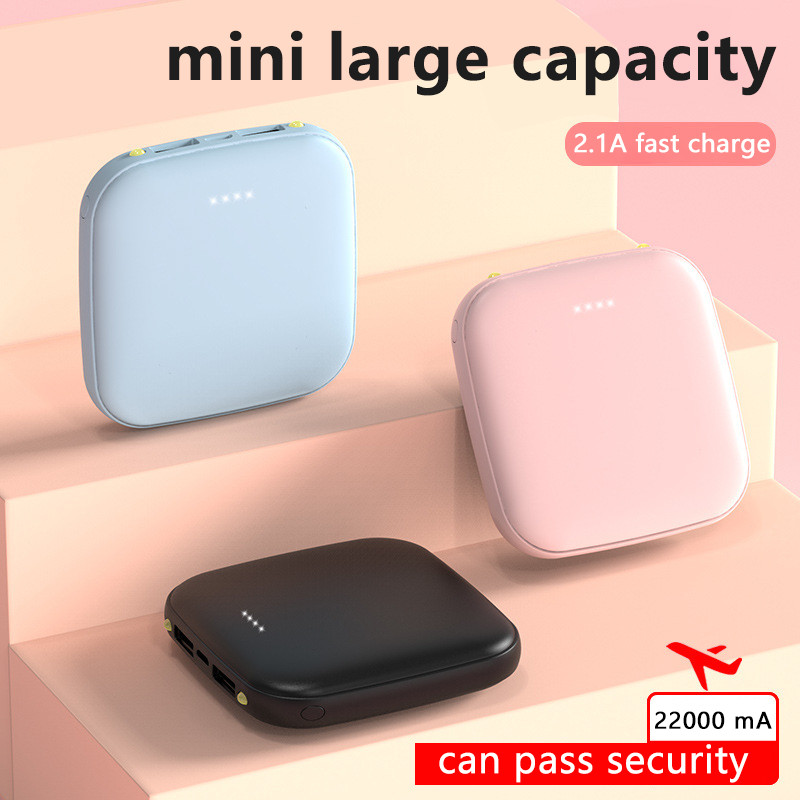 QD A2D Power bank mini creative fast charge large capacity mobile power gift printing LOGO ultra-thin charging 20000-25000 mAh Safe use indoors and outdoors wholesale
QD A2D Power bank mini creative fast charge large capacity mobile power gift printing LOGO ultra-thin charging 20000-25000 mAh Safe use indoors and outdoors wholesale