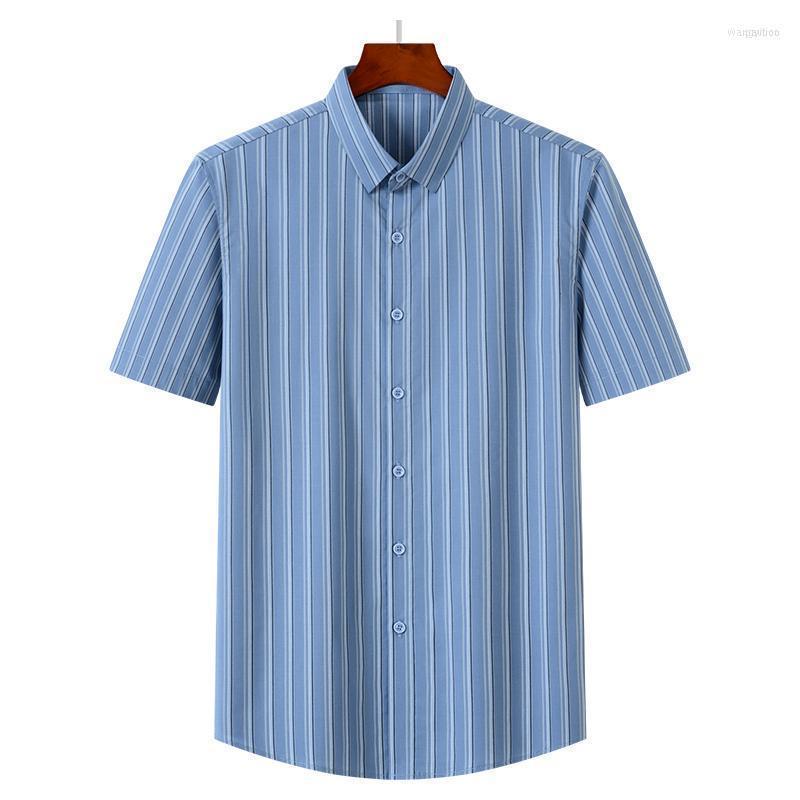 Men's Casual Shirts 2022 Fashion Summer Short Sleeve Mens Clothing Stripe Shirt For Men Streetwear, Blue
Men's Casual Shirts 2022 Fashion Summer Short Sleeve Mens Clothing Stripe Shirt For Men Streetwear, Blue