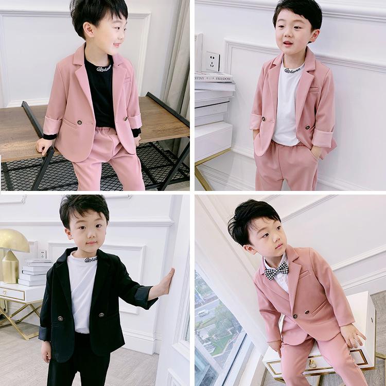 Clothing Sets Spring Autumn Casual Boys Costumes 2 Piece Double Button Blazer Jacket+Pants Catwalk Suits Children Outfits 24M-8T, Black
Clothing Sets Spring Autumn Casual Boys Costumes 2 Piece Double Button Blazer Jacket+Pants Catwalk Suits Children Outfits 24M-8T, Black