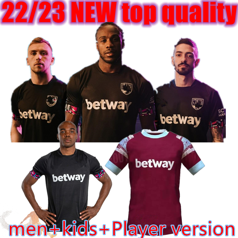 22 23 away West Hams BOWEN RICE Soccer Jerseys United BENRAHMA LANZINI ANTONIO YARMOLENKO NOBLE FORNALS DAWSON Vlasic SOUCEK 2022 Jersey Football Shirt Men 886, Player version
22 23 away West Hams BOWEN RICE Soccer Jerseys United BENRAHMA LANZINI ANTONIO YARMOLENKO NOBLE FORNALS DAWSON Vlasic SOUCEK 2022 Jersey Football Shirt Men 886, Player version