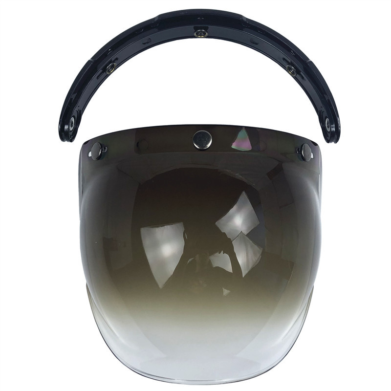 Open Motorcycle Helmet Visor With frame Casco Visor Lenses Capacete Bubble Shield Helmets Accessories