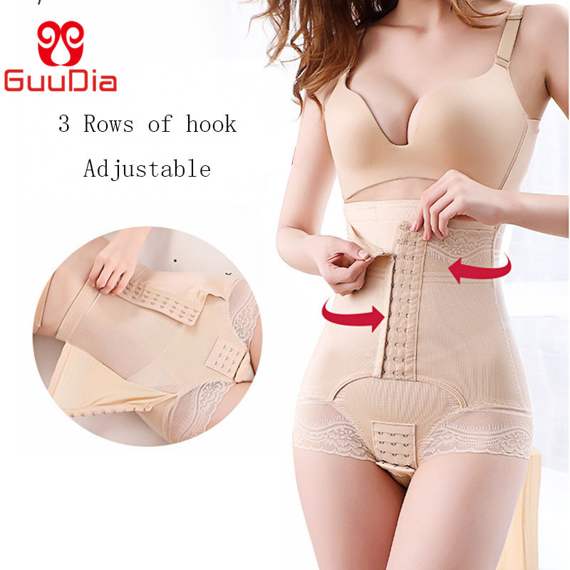 GUUDIA Women Body Shaper Tummy Control Panties High Waist Trimmer Postpartum Girdle Slimming Underwear Slimmer Shapewear Cincher 220614