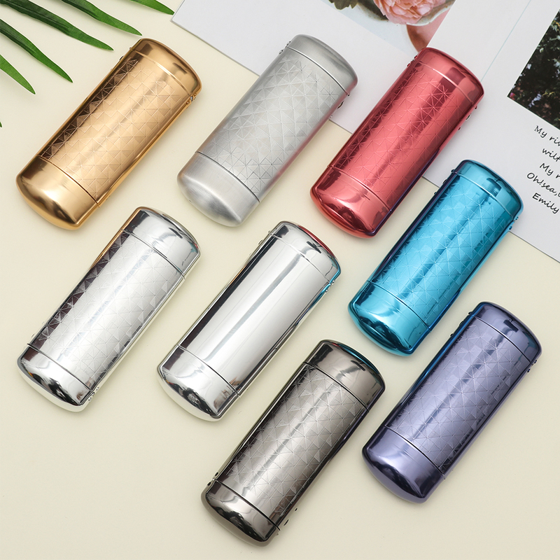 Fashion Hard Metal Aluminum Lattice Glasses Case Capsule Flip Top Eyeglasses Protector For Storage Tools 220623
Fashion Hard Metal Aluminum Lattice Glasses Case Capsule Flip Top Eyeglasses Protector For Storage Tools 220623